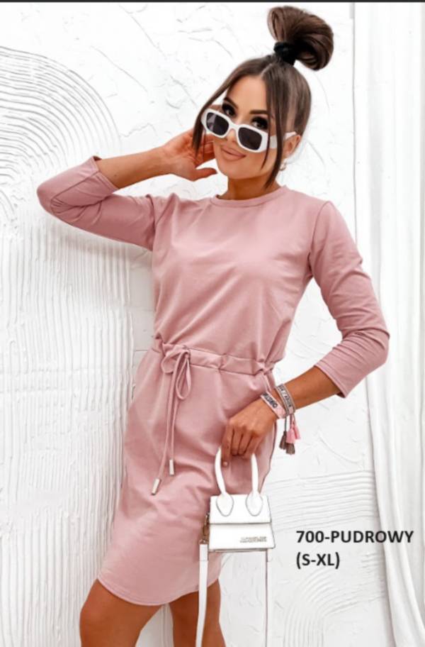 Sukienki damskie (Polska produkt) Roz S-XL Paczka 5 szt /1 Kolor 1